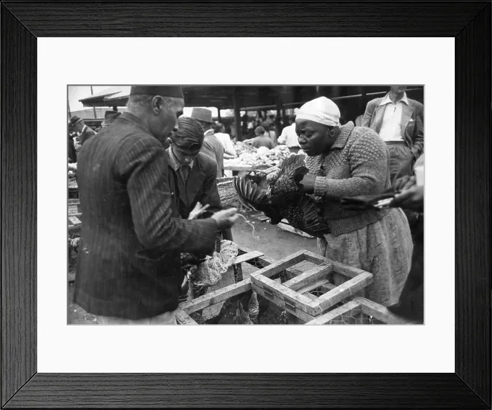 Framed Print : Durban Market
