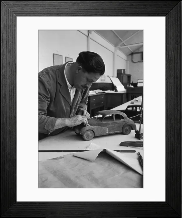 Framed Print : Making Model Car Framed Print : Making Model Car
