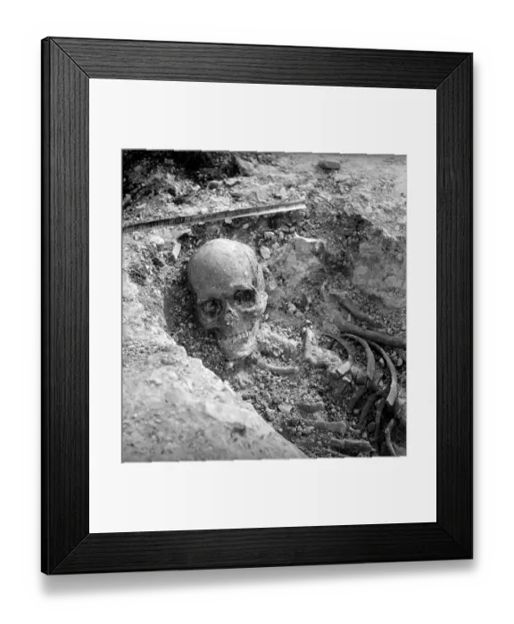 Framed Print : Saxon Grave
