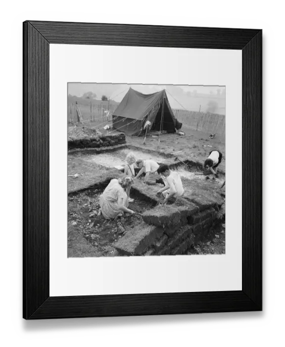 Framed Print : Archaeological Dig Framed Print : Archaeological Dig