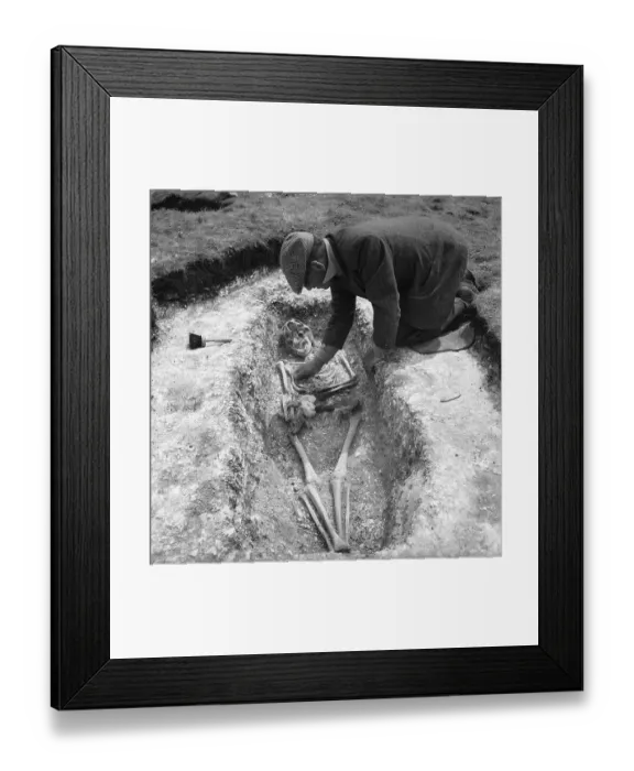 Framed Print : Saxon Grave Framed Print : Saxon Grave