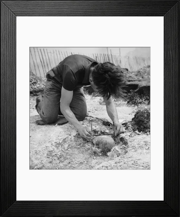 Framed Print : Saxon Grave Framed Print : Saxon Grave