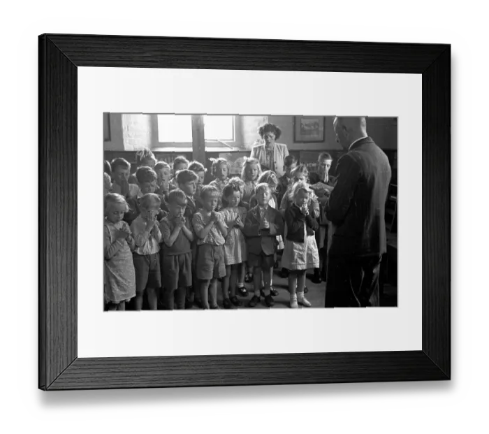 Framed Print : School Assembly Framed Print : School Assembly