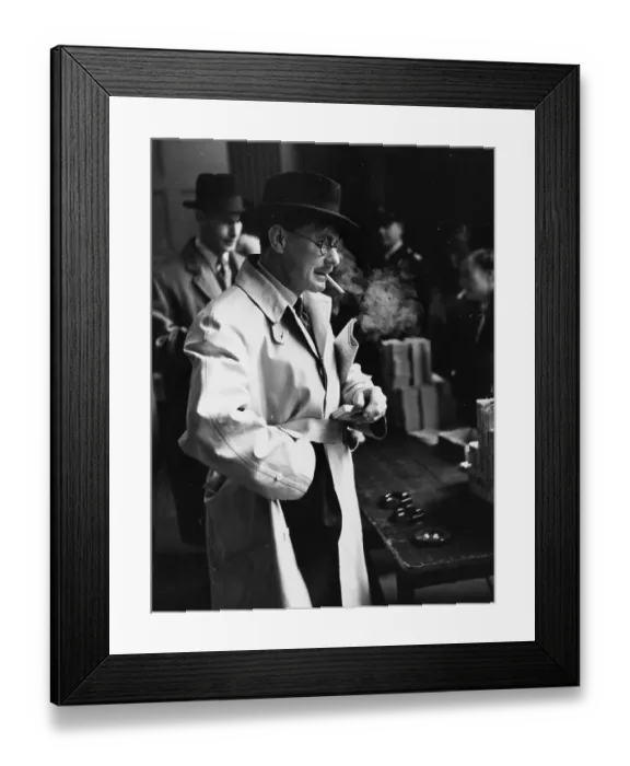 Framed Print : Smoking Man Framed Print : Smoking Man