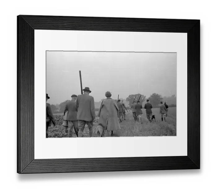 Framed Print : Hunters Set Off Framed Print : Hunters Set Off