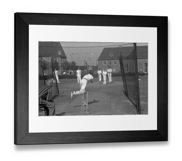 Framed Print : Playing Cricket Framed Print : Playing Cricket