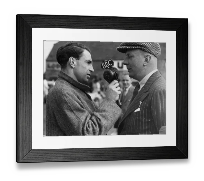 Framed Print : Commentator