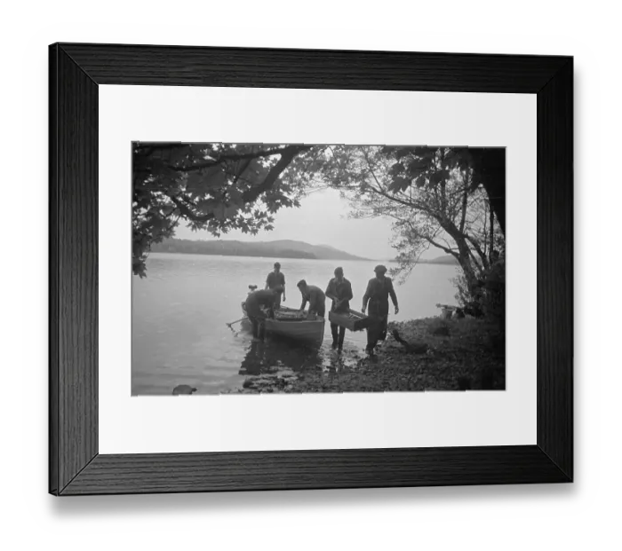 Framed Print : Windermere Fishers Framed Print : Windermere Fishers