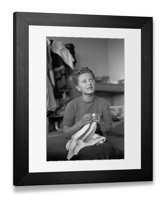 Framed Print : Czech Refugee Framed Print : Czech Refugee
