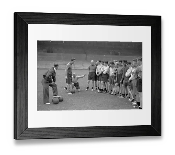 Framed Print : Football Training Framed Print : Football Training