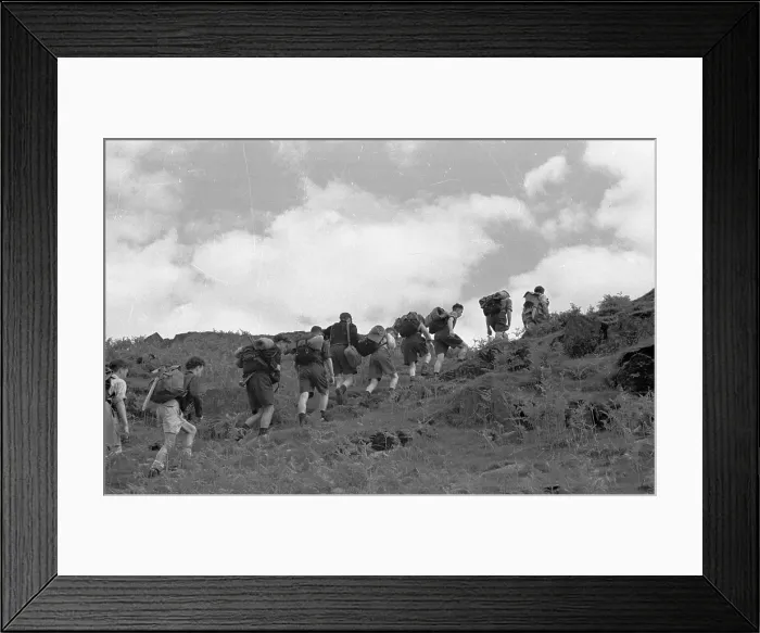 Framed Print : Hiking Holiday Framed Print : Hiking Holiday