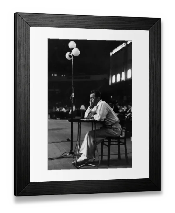 Framed Print : Bored Umpire