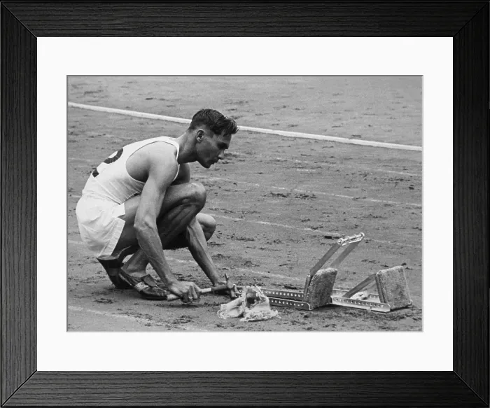 Framed Print : Starting Blocks Framed Print : Starting Blocks