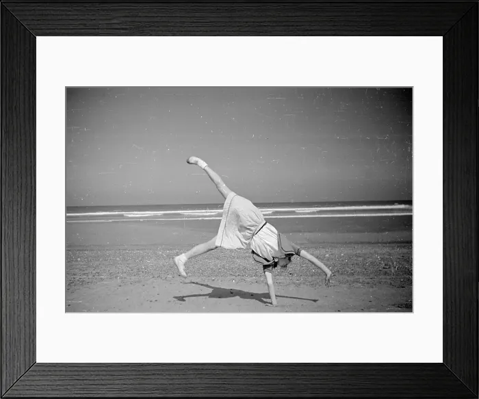 Framed Print : Beach Cartwheel Framed Print : Beach Cartwheel