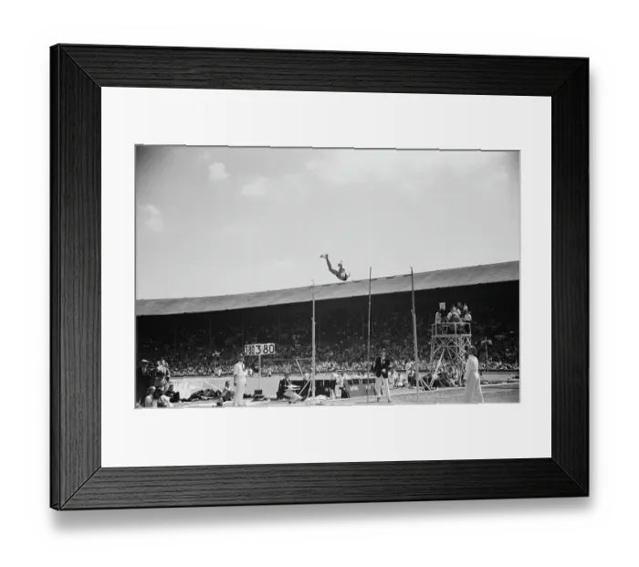 Framed Print : Olympic Pole Vault
