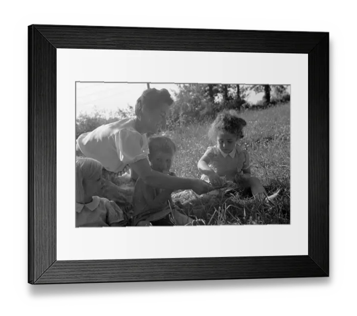 Framed Print : Country Picnic Framed Print : Country Picnic
