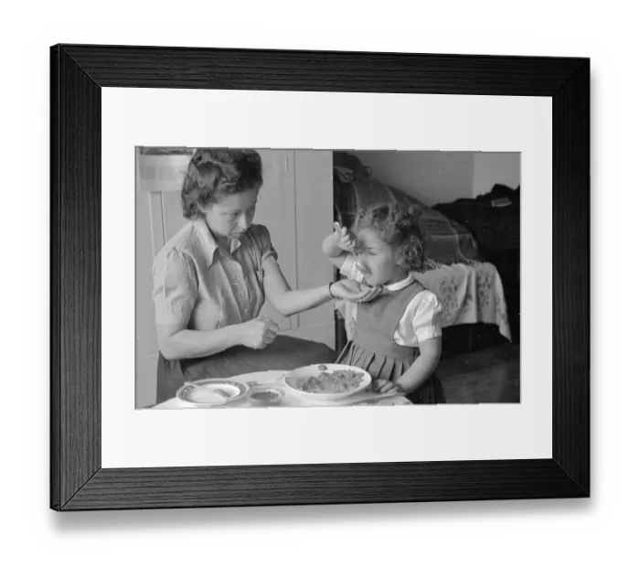Framed Print : Dinner Tantrum Framed Print : Dinner Tantrum