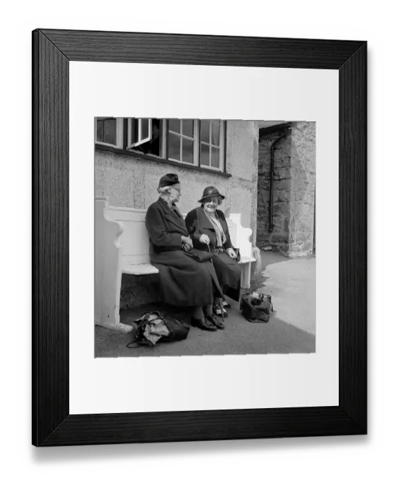 Framed Print : Women's Chat Framed Print : Women's Chat