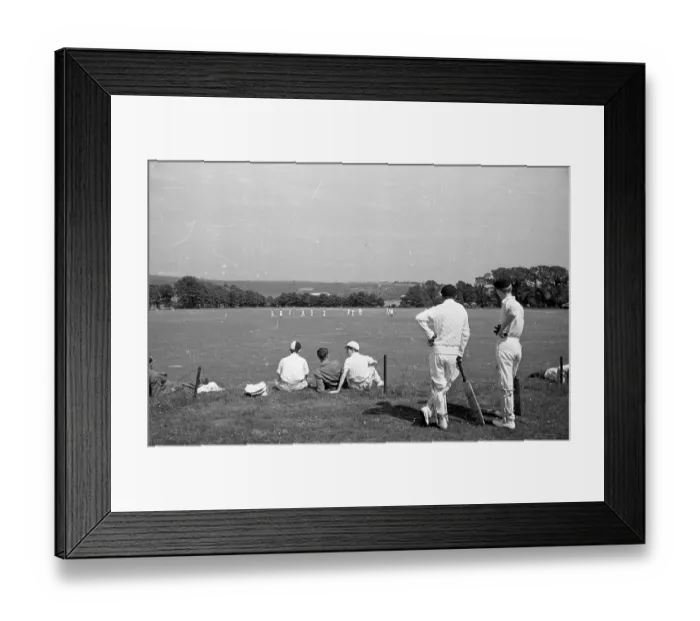 Framed Print : School Cricket Framed Print : School Cricket