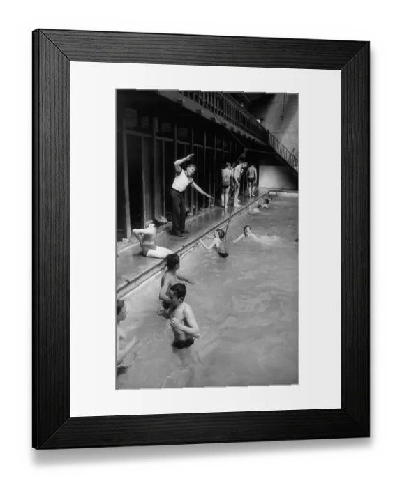 Framed Print : Swimming Lesson Framed Print : Swimming Lesson