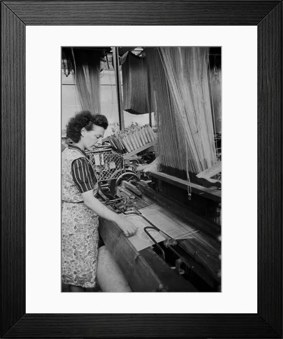 Framed Print : At The Loom Framed Print : At The Loom