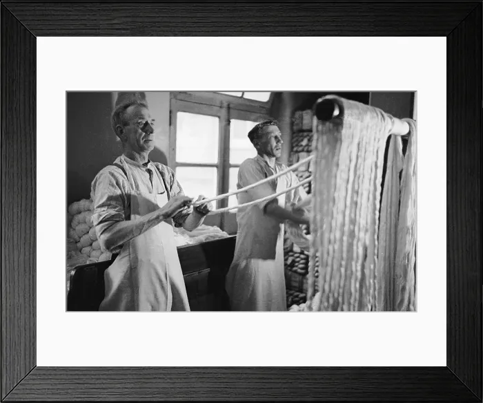 Framed Print : Preparing The Flax Framed Print : Preparing The Flax