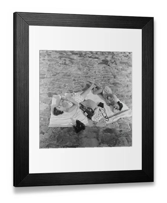 Framed Print : Fashion On Sea by Bill Brandt
