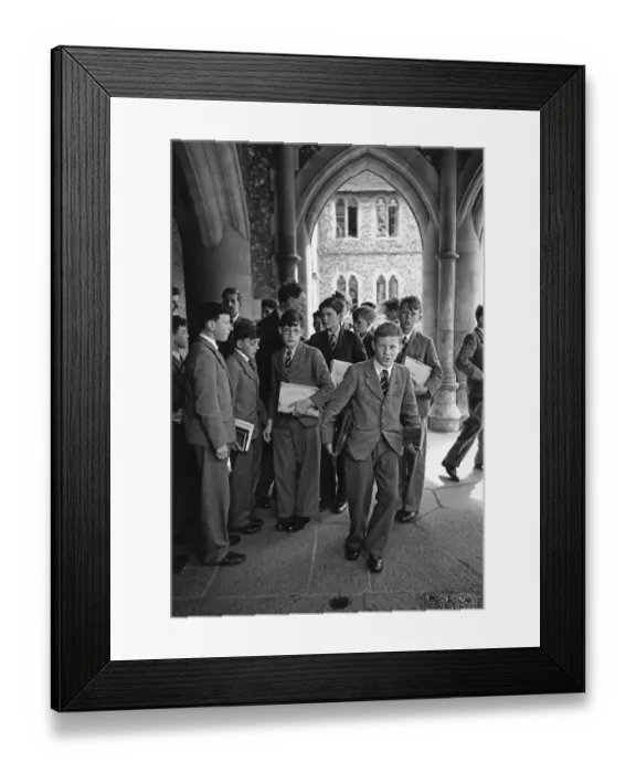 Framed Print : Lancing College Boys