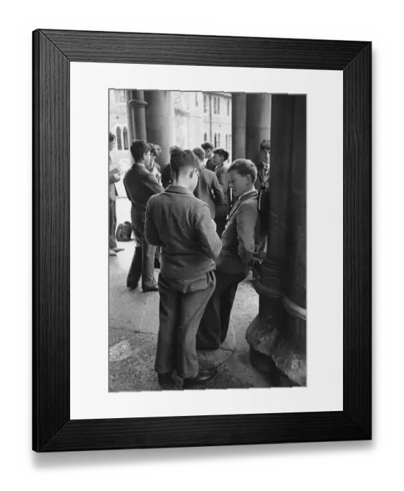 Framed Print : Lancing College Pupils Framed Print : Lancing College Pupils
