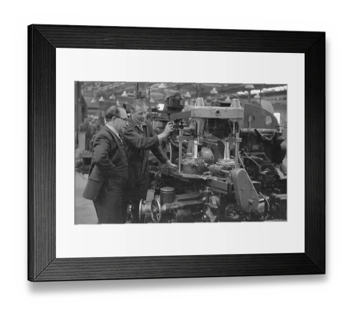 Framed Print : Jet Man Inspects Part Framed Print : Jet Man Inspects Part