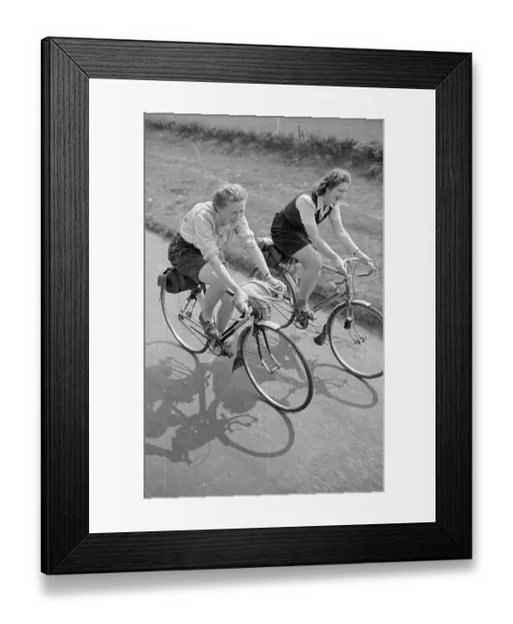 Framed Print : Cycle Girls Framed Print : Cycle Girls