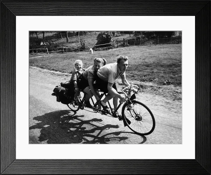 Framed Print : Family Bicycle Framed Print : Family Bicycle