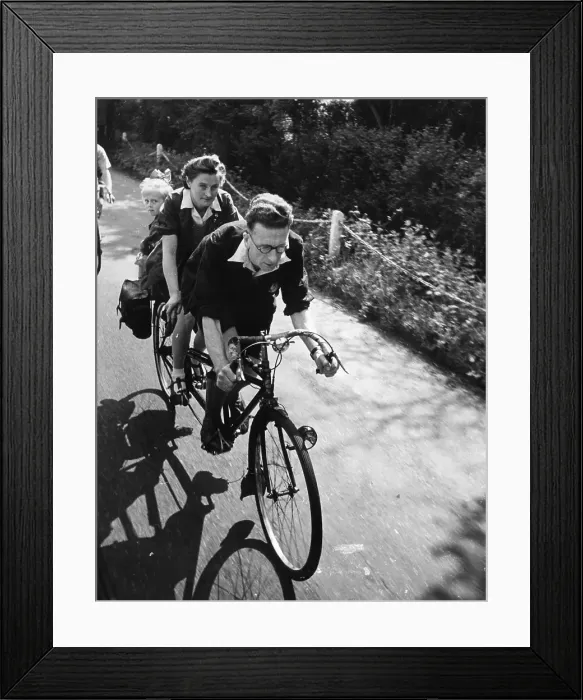 Framed Print : Surrey Tandem Framed Print : Surrey Tandem