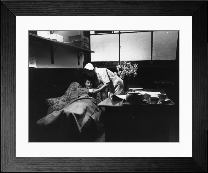 Framed Print : Nurse And Patient