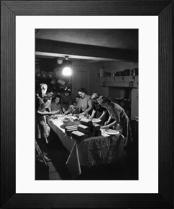 Framed Print : Picnic Preparation