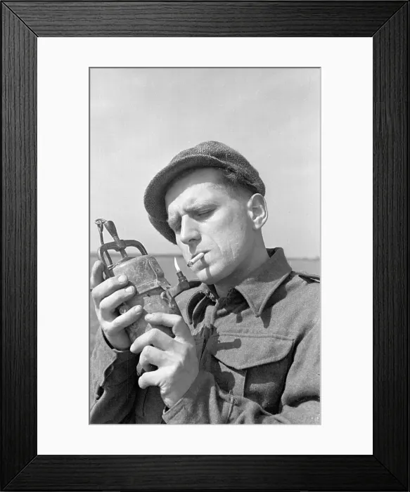 Framed Print : Miner's Break