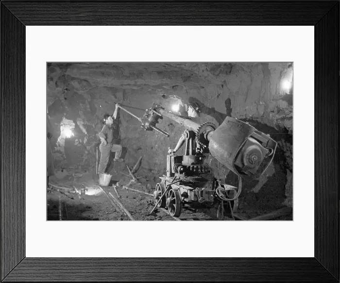 Framed Print : Machinery For Mining