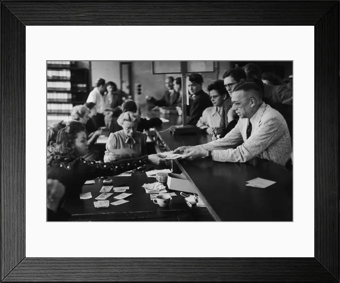 Framed Print : New German Currency