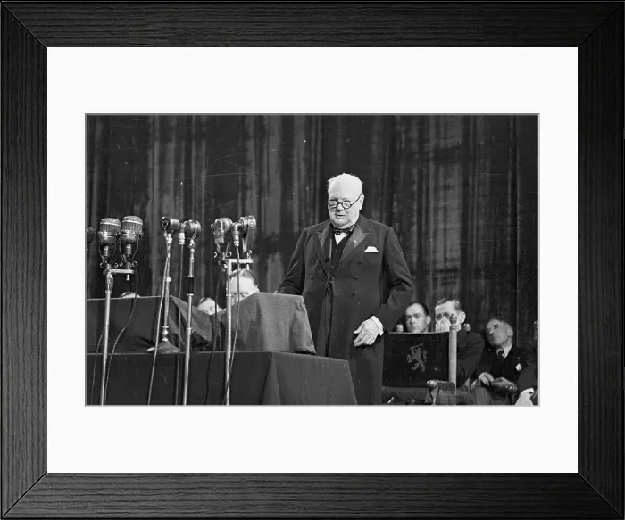 Framed Print : Hague Speech Framed Print : Hague Speech