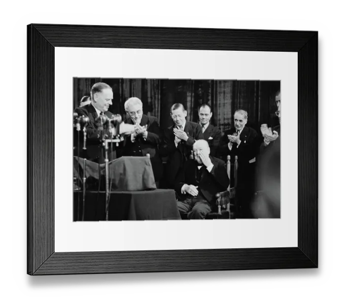 Framed Print : Applauding Winston Framed Print : Applauding Winston
