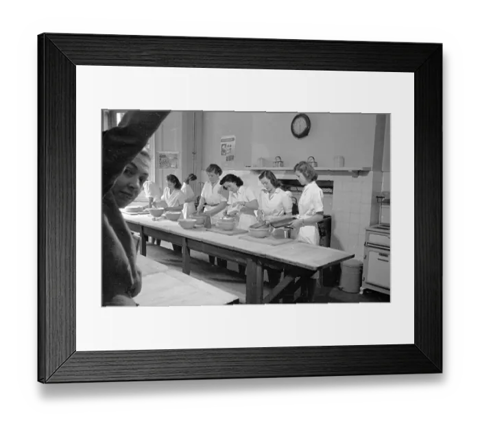Framed Print : Cookery Class Framed Print : Cookery Class