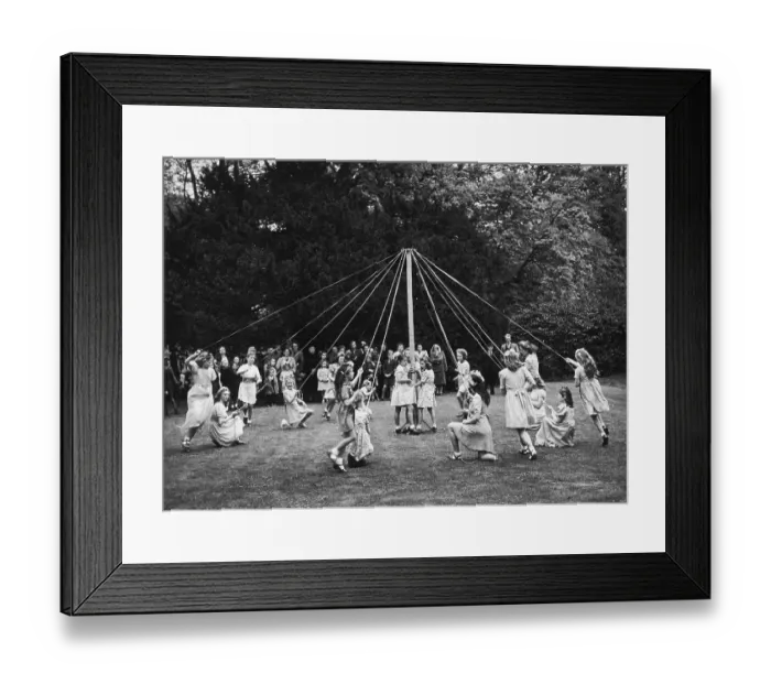Framed Print : Round The Maypole Framed Print : Round The Maypole