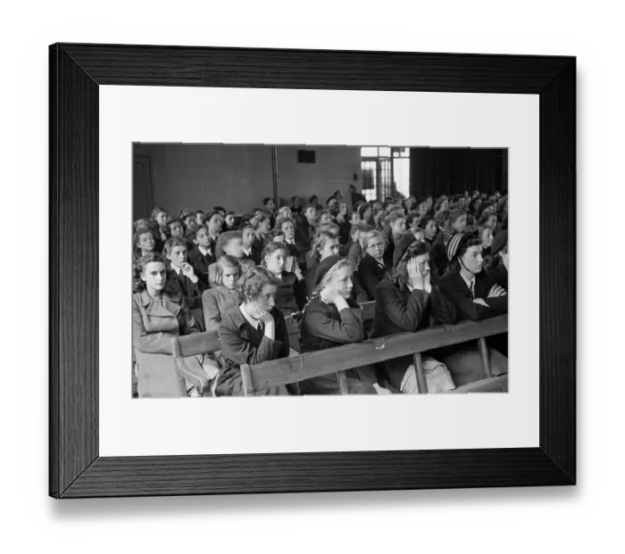 Framed Print : School Audience Framed Print : School Audience