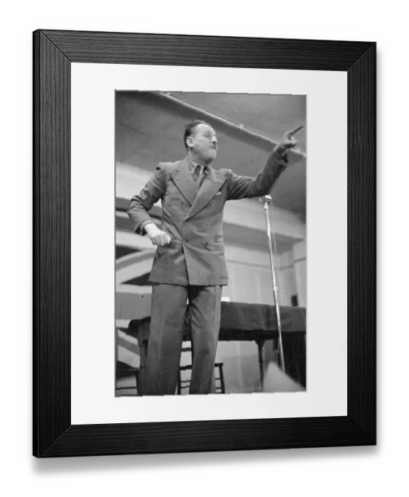 Framed Print : Mosley Makes A Point