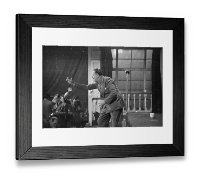 Framed Print : Mosley's Meeting Framed Print : Mosley's Meeting