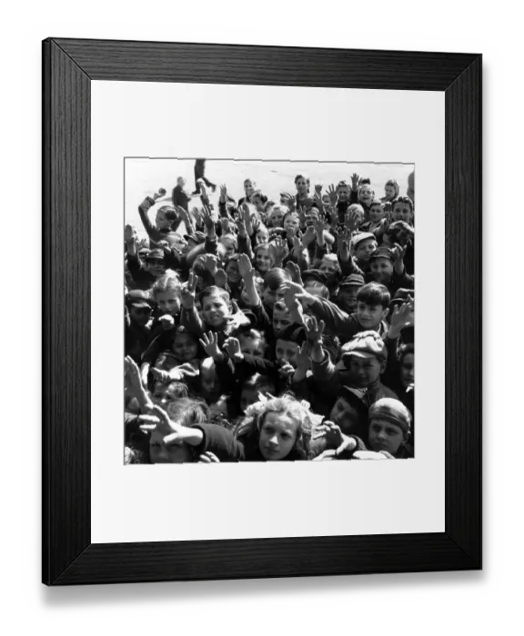 Framed Print : Crowd Of Children Framed Print : Crowd Of Children