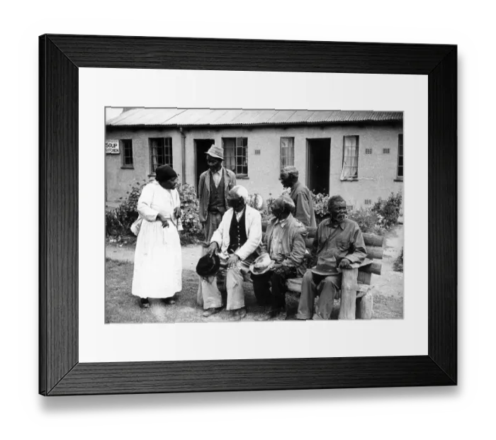 Framed Print : Bantu Township Framed Print : Bantu Township