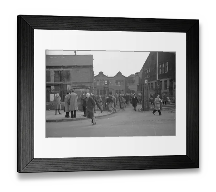 Framed Print : Car Factory Entrance Framed Print : Car Factory Entrance