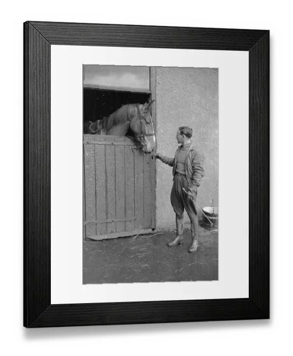 Framed Print : At The Stable Framed Print : At The Stable