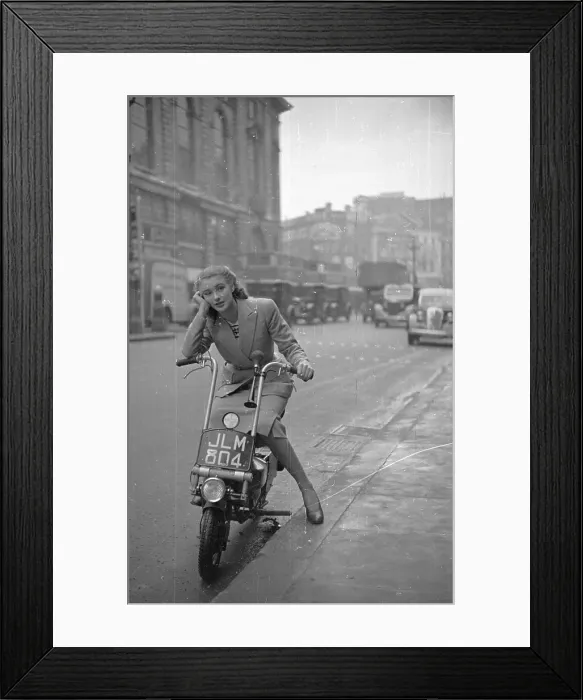 Framed Print : Corgi Rider